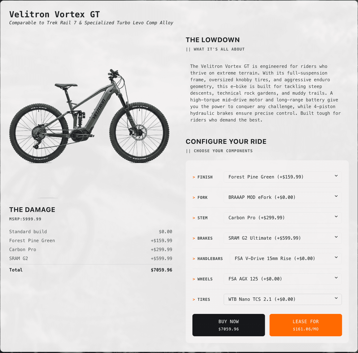 Sweet Spot Checkout Option